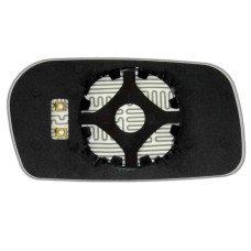 Дзеркальний елемент AUDI 100 (45) (91-94) лівий асферичний з обігрівом