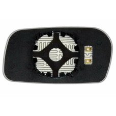 Дзеркальний елемент AUDI 100 (45) (91-94) правий асферичний голубий з обігрівом