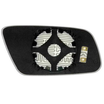 Елемент дзеркала заднього огляду AUDI A3 (00-03) лівий сферичний з обігрівом