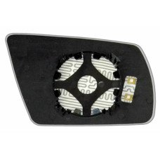 Дзеркальний елемент AUDI A6 Allroad I (00-06) лівий асферичний голубий з обігрівом