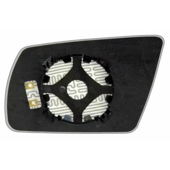 Зеркальный элемент AUDI A6 Allroad I (00-06) правый сферический голубой с обогревом