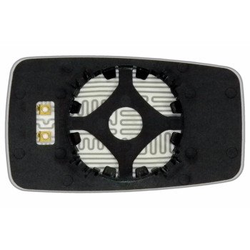 Зеркальный элемент AUDI 80 (86-94) основной сферический голубой с обогревом