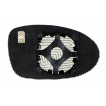 Елемент дзеркала заднього огляду BMW M5 E39 (95-03) лівий сферичний голубий з обігрівом