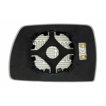 Елемент дзеркала заднього огляду BMW X-3 E83 (04-10) правий сферичний голубий з обігрівом