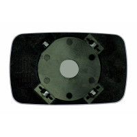 Зеркальный элемент BMW 3 E46 (98-05) левый плоский голубой