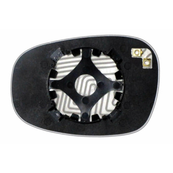 Елемент дзеркала заднього огляду BMW 1 E87 (09-12) правий асферичний голубий з обігрівом