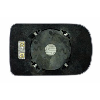 Елемент дзеркала заднього огляду BMW 5 E39 (96-03) основний сферичний голубий з обігрівом