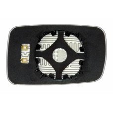 Дзеркальний елемент BMW 3 E46 Coupe (98-06) лівий асферичний голубий з обігрівом