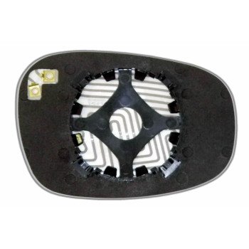 Елемент дзеркала заднього огляду BMW 3 E90 (10- ) лівий асферичний голубий з обігрівом