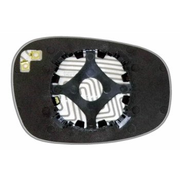 Елемент дзеркала заднього огляду BMW 3 E90 (10- ) лівий сферичний голубий з обігрівом