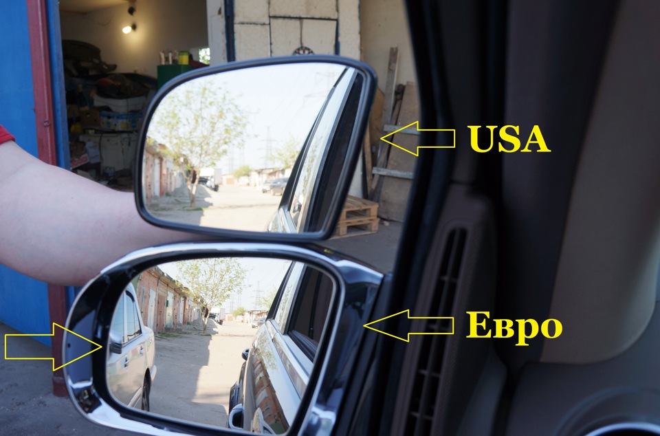 дзеркальний елемент M-KLASSE W164 (05-11) асферичне з обігрівом